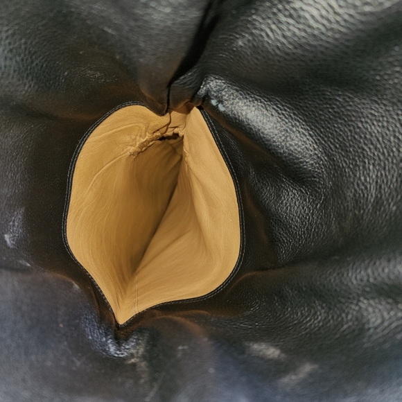 SOLD Chloe Black Grain Pebble Leather OTK Over The Knee Thigh High Boot 9 IT 39 - Picture 11 of 16